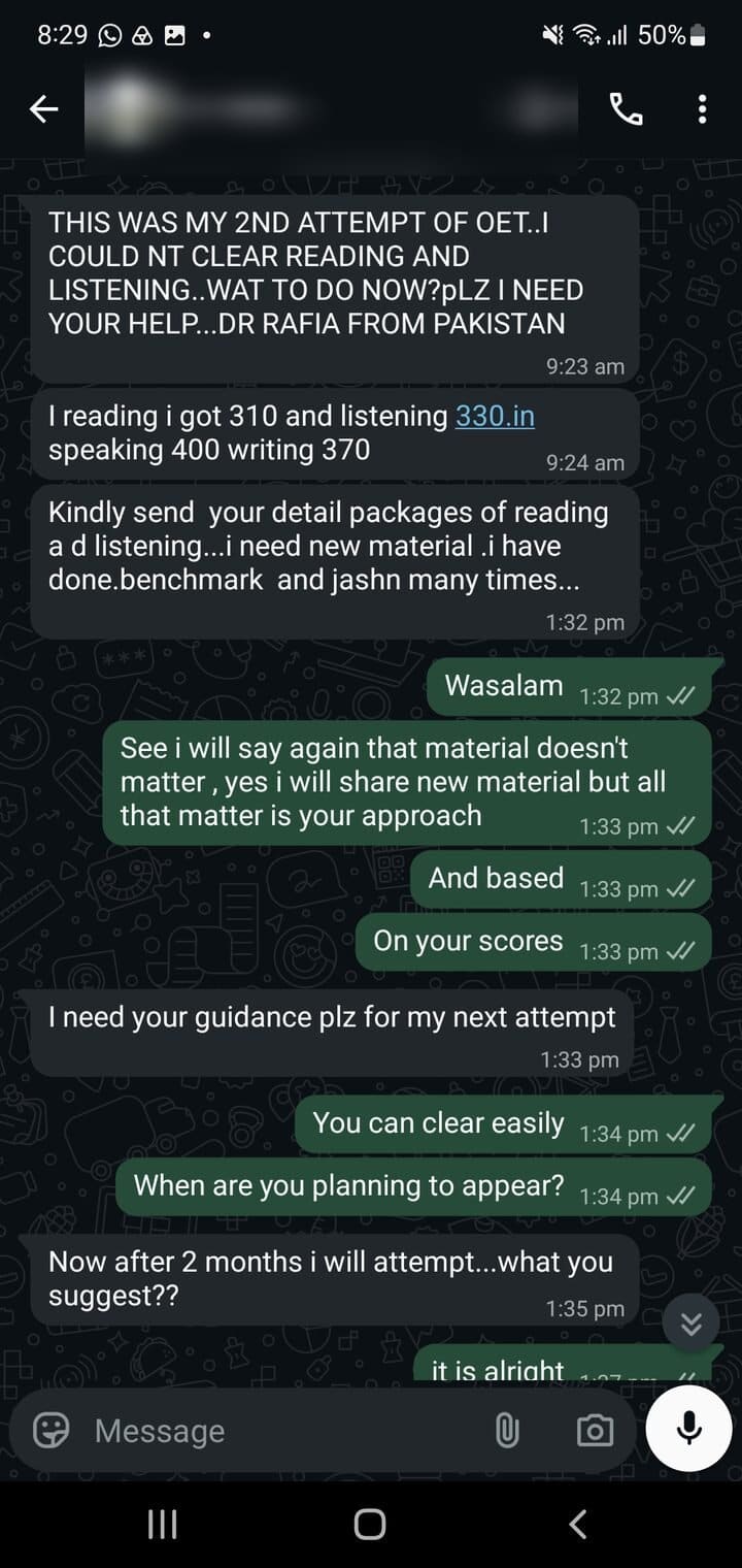 Story 09, before: the student's first message asking for help