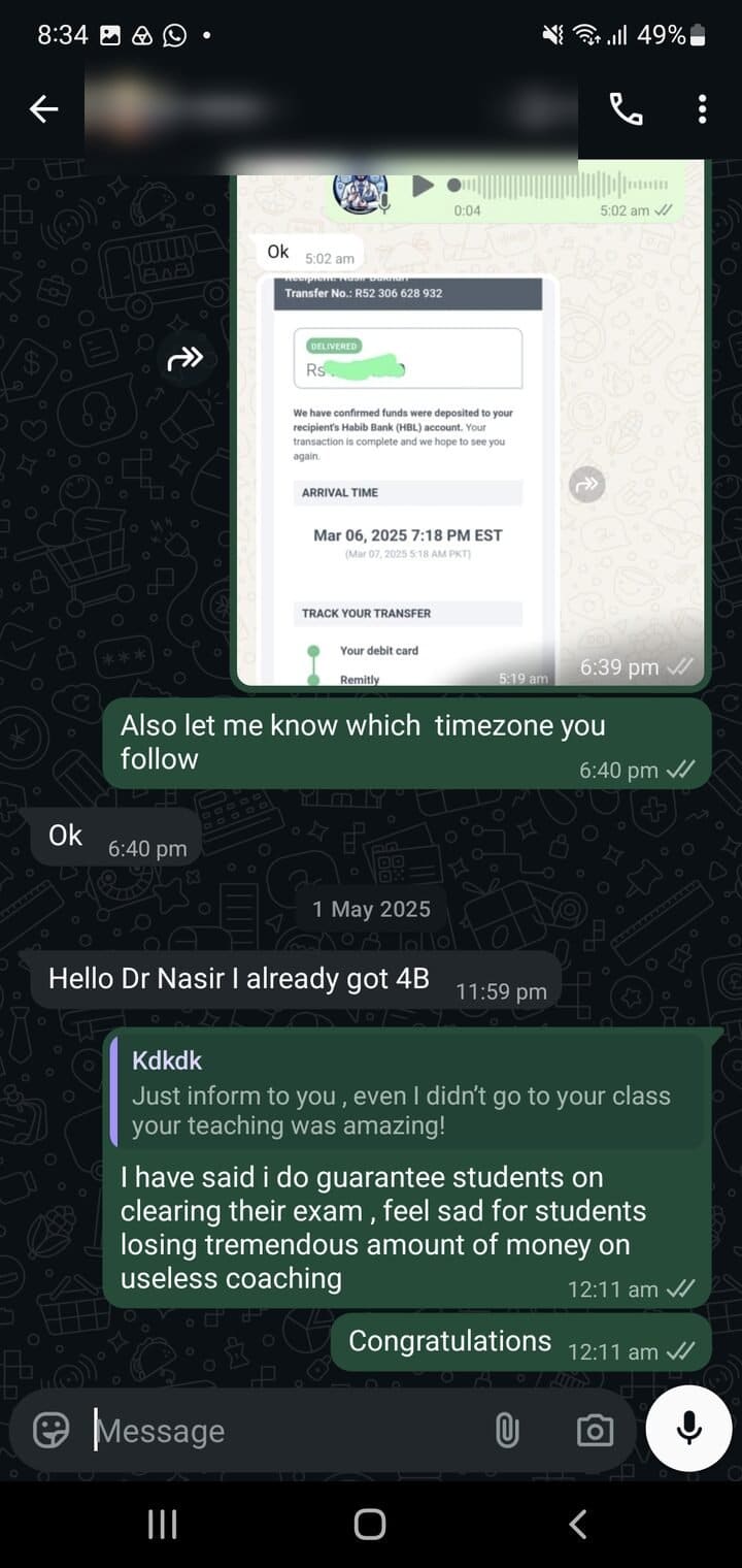 Story 10, before: the student's first message asking for help