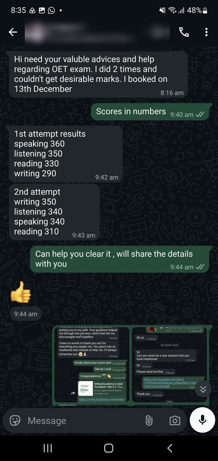 Story 11, before: the student's first message asking for help